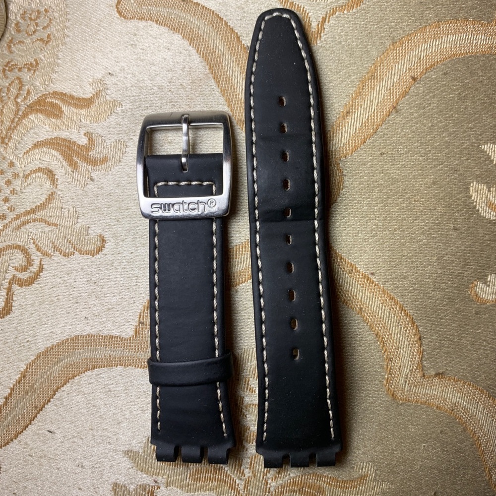 Swatch leather strap